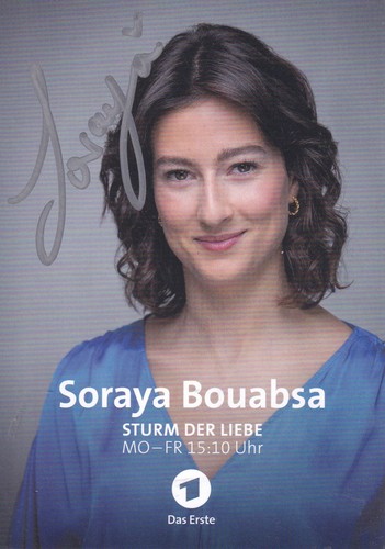 Autogramm soraya bouabsa - -,