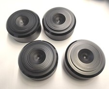 POM schwarz  Rundstab, 4 Reststücke  Ø 52 mm Länge ca. 23 mm 