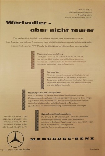 Mercedes benz wertvoll - ★,