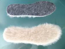 SCHAF 100% Wolle SCHUHE DAMENSCHUHE  EINLEGESOHLEN EINLAGEN LAMMFELL FILZSOHLEN