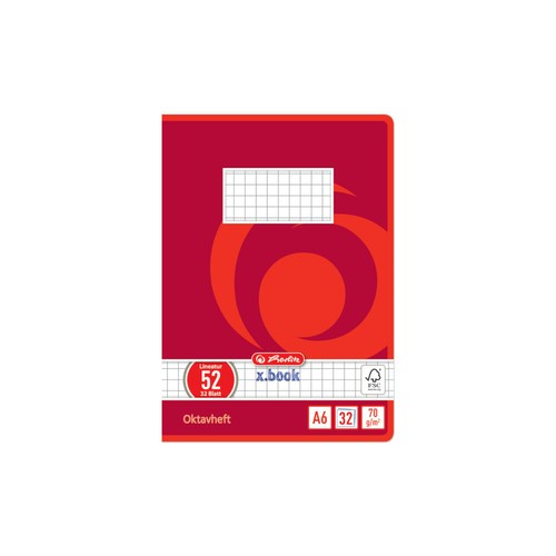 Herlitz oktavhefte a6 - 10, /