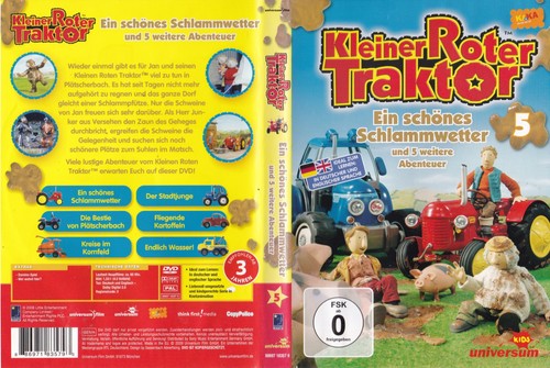 Kleiner roter traktor - roter,