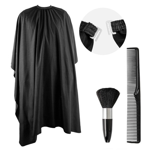 Friseurumhang mit kamm und - friseurumhang,