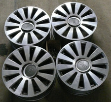 Satz Original Alufelgen + Kappen 8,5Jx19 H2 ET45 5x112 Audi A8 D3 4E 4E0601025N