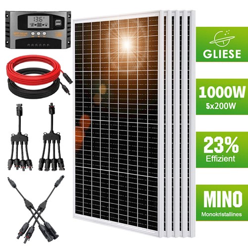 200w 1000w solaranlage - 200w,