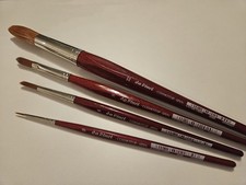 Set 4 Aquarell-Pinsel Da Vinci Cosmotop Spin, Synthetik - vegan