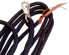 BUSSE Westernrope 370 cm schwarz für Bodenarbeit 