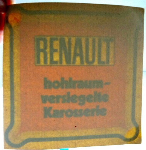 Werbe aufkleber renault - werbe-aufkleber,