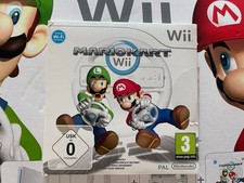 Nintendo Wii Mario Kart Bundle mit Lenkrad, OVP, Anleitung Mit Mario Kart Spiel