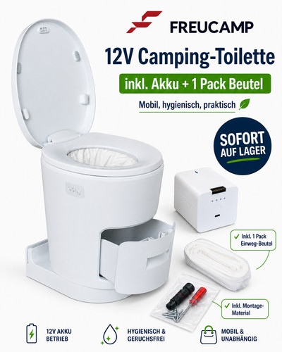 Freucamp 12v camping toilette - freucamp,