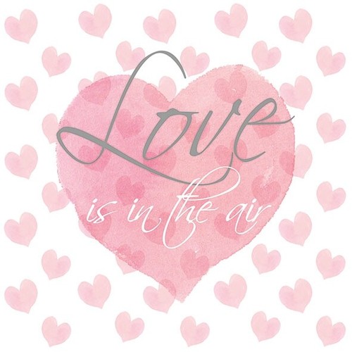 Servietten love letters - 20, servietten"love