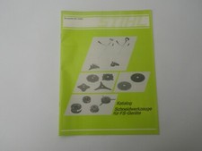 Stihl Katalog Schneidwerkzeuge für FS-Geräte Ausgabe 08-89