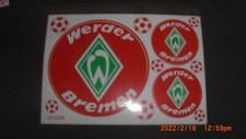 SV Werder Bremen  Aufkleber Sticker Set - 3 Logos Bundesliga Fussball