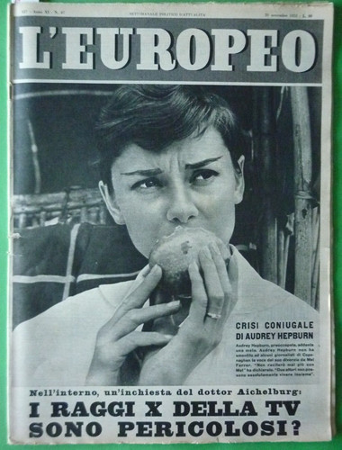 Audrey hepburn europeo 1955 - audrey,