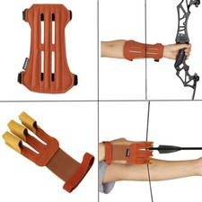 Leder armschutz finger - leder, armschutz+3-finger
