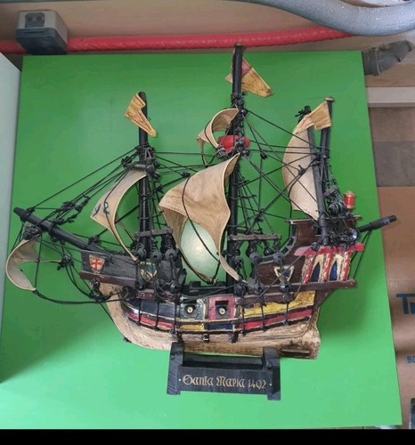 Großes modellschiff santa - modellschiff, “santa