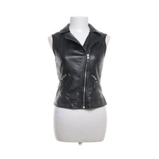 Divided by H&M, Bikerweste, Damen, Größe: 34, Schwarz #l75