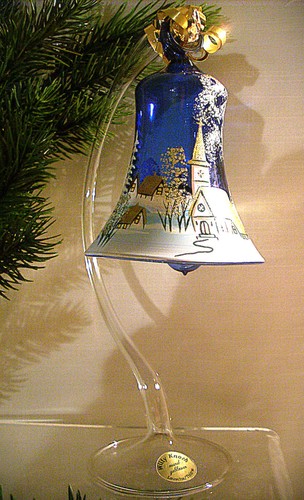 Lauscha glas glocke - glas,