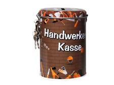 Spardose Metall mit Schloss