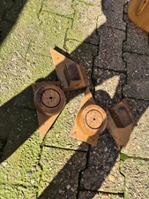 4 x  Holzfüße Kommode