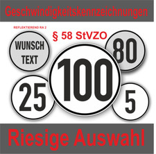 Geschwindigkeitsschild, 20cm