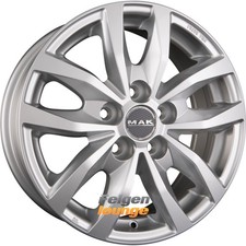 4 Alufelgen MAK LOAD 5 Silver 6,5x15 ET55 5x118 15 Zoll