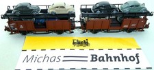 Autotransporter DB mit 8 VW Käfer beladen Fleischmann N 1:160 #3 Lj3 å