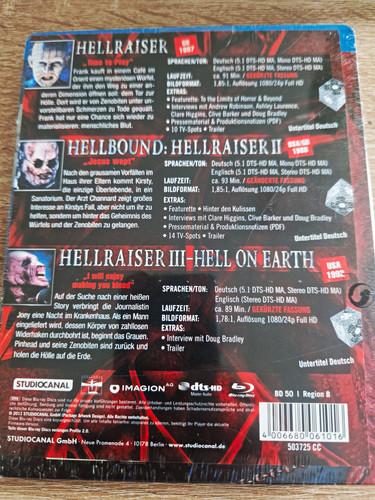 Hellraiser trilogie neu - hellraiser, und