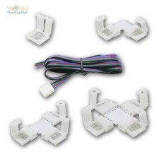 LED RGB Stripe Zubehör Verbinder Brücken Adapter Steckverbinder Kabel 4Pin 4 Pin