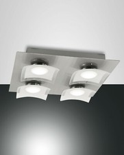 LED Decken Leuchte Lampe Spot Desus 4-flg 3324-61-178 Fabas Luce dimmbar