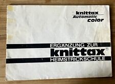 Knittax Automatik Color Ergänzung zur Heimstrickschule