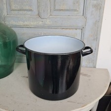 B0473 Emaille Einwecktopf | EMAIL Topf | Einkochtopf | Kochtopf | groß