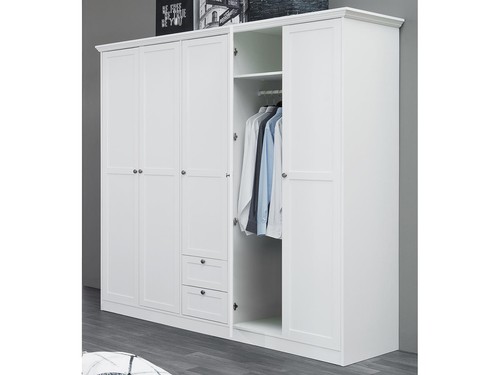 Kleiderschrank landsted weiß - kleiderschrank,