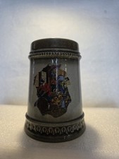 Gerz Gerzit Bier Krug Seidel Keramik 