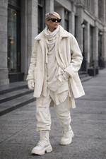 Uhle veganer Shearling Mantel