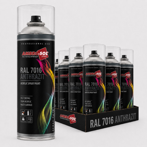12x ral acryllack 400ml - , ral-acryllack