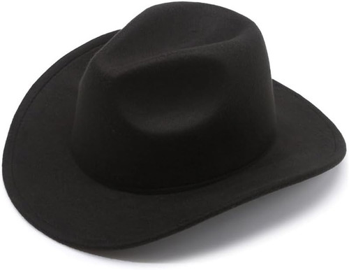 Schwarzer cowboyhut - schwarzer,