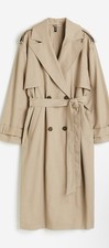 H&M Trenchcoat, Beige, Gr. XS, Wie NEU