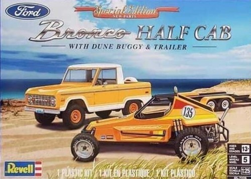 Revell 7228 bronco - bronco, half