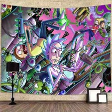 Rick and morty - anime, poster