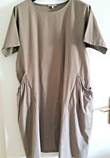 Zelante Italy Kleid Ballon-Kleid Taupe Lagenlook Einheitsgröße 46/48/50
