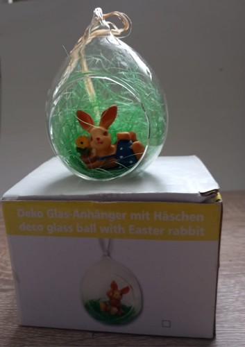 Osterei glas osterhasen zum - glas,, osterhasen,