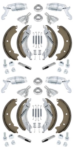 Bremsbacken satz kit - 2x,