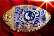 Historical police badge