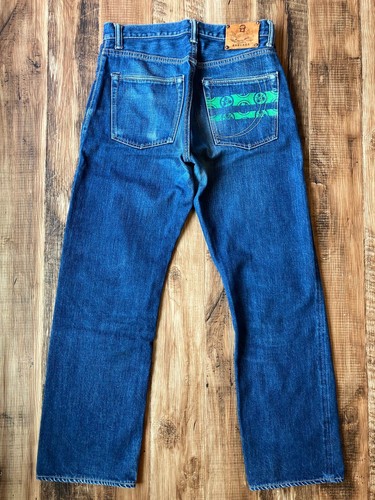 Momotaro jeans gtb - kamon, paint