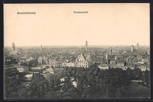 Ansichtskarte braunschweig - ansichtskarte,