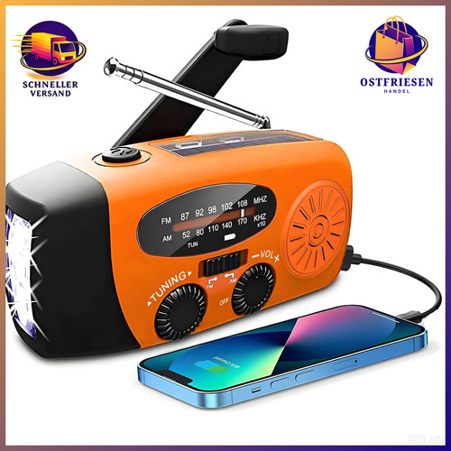 Tragbares kurbelradio dynamo - kurbelradio,