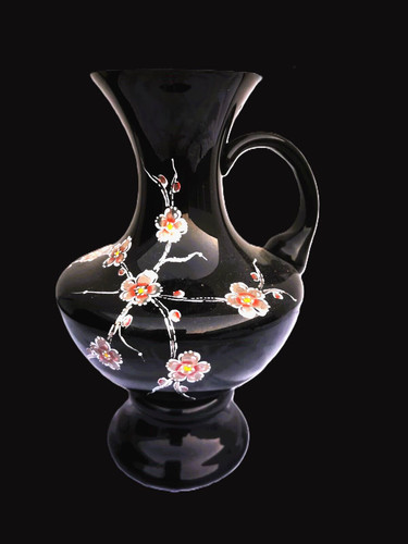 Vase krug hyalith glas - hyalith,
