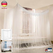 WEISS MOSKITONETZ BETTHIMMEL