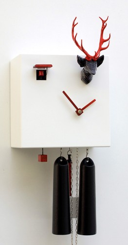 Moderne kuckucksuhr cubus 8 - moderne,